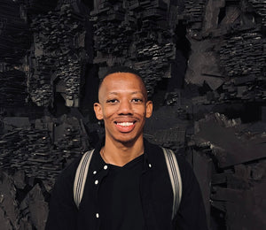 Bakang Mputle South African academic and art collector portrait