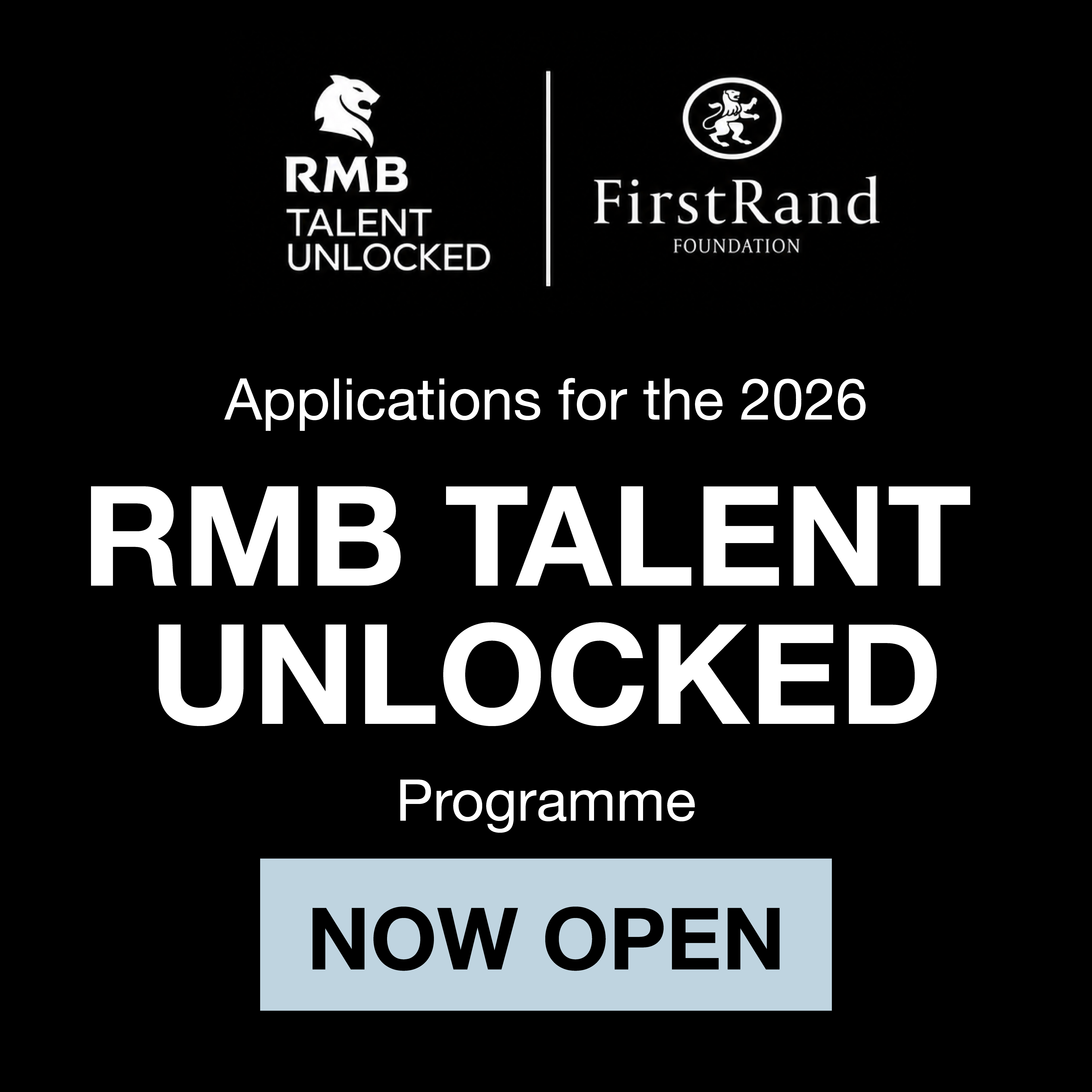 RMB Talent Unlocked Programme Now Open