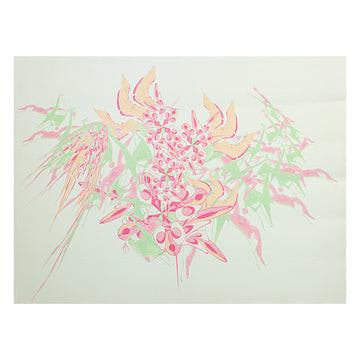 Pastel Pink and Mint Satin