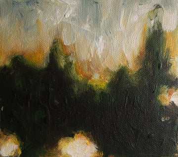 Trees during sunset