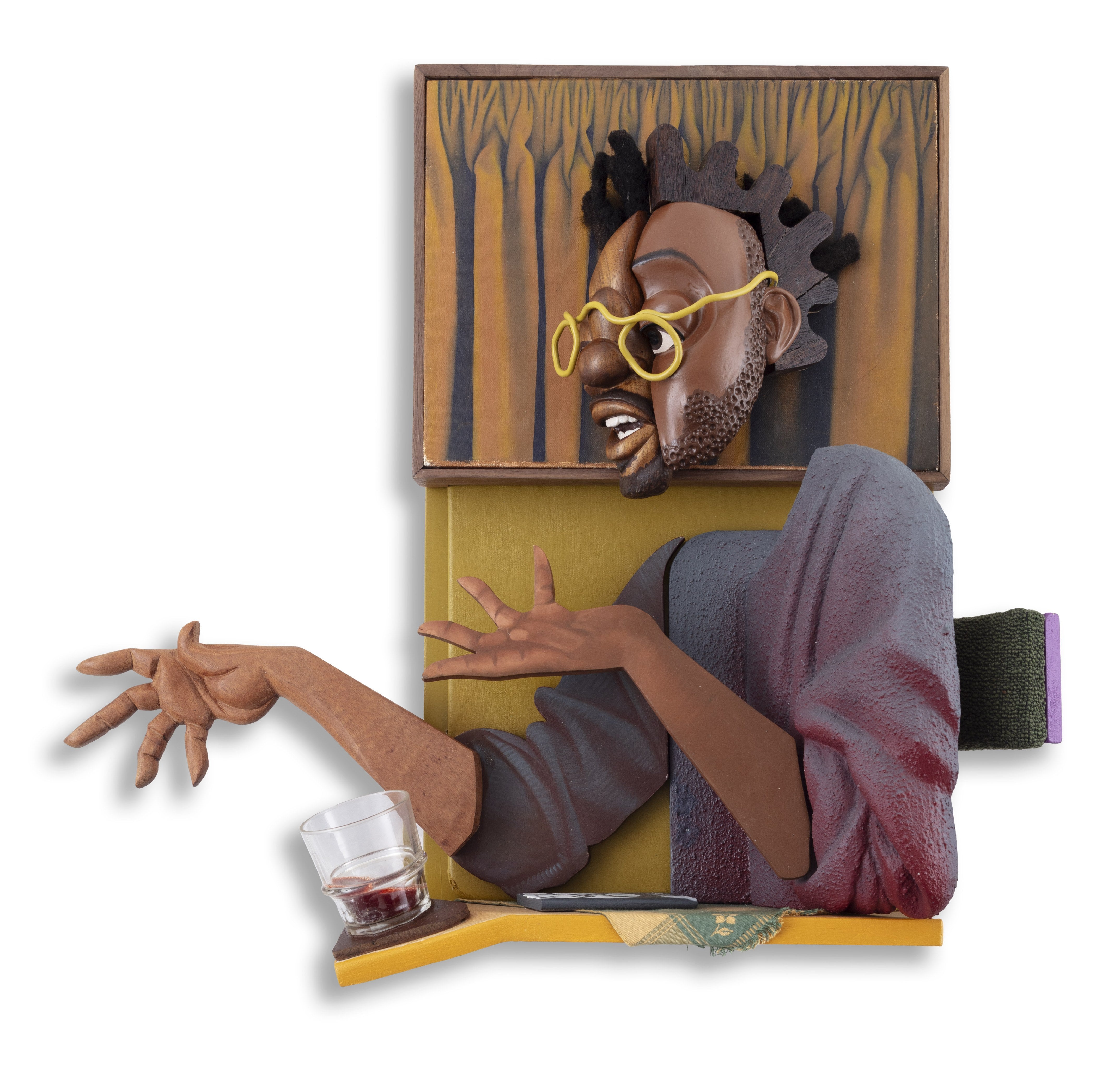 Tshepo at Cafe Ganesh in 2001