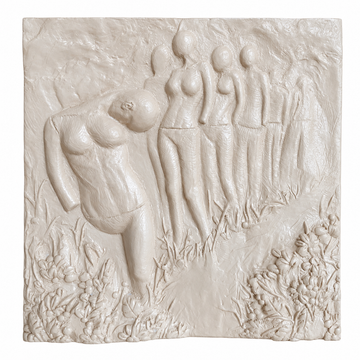 Garden Procession II (cream)