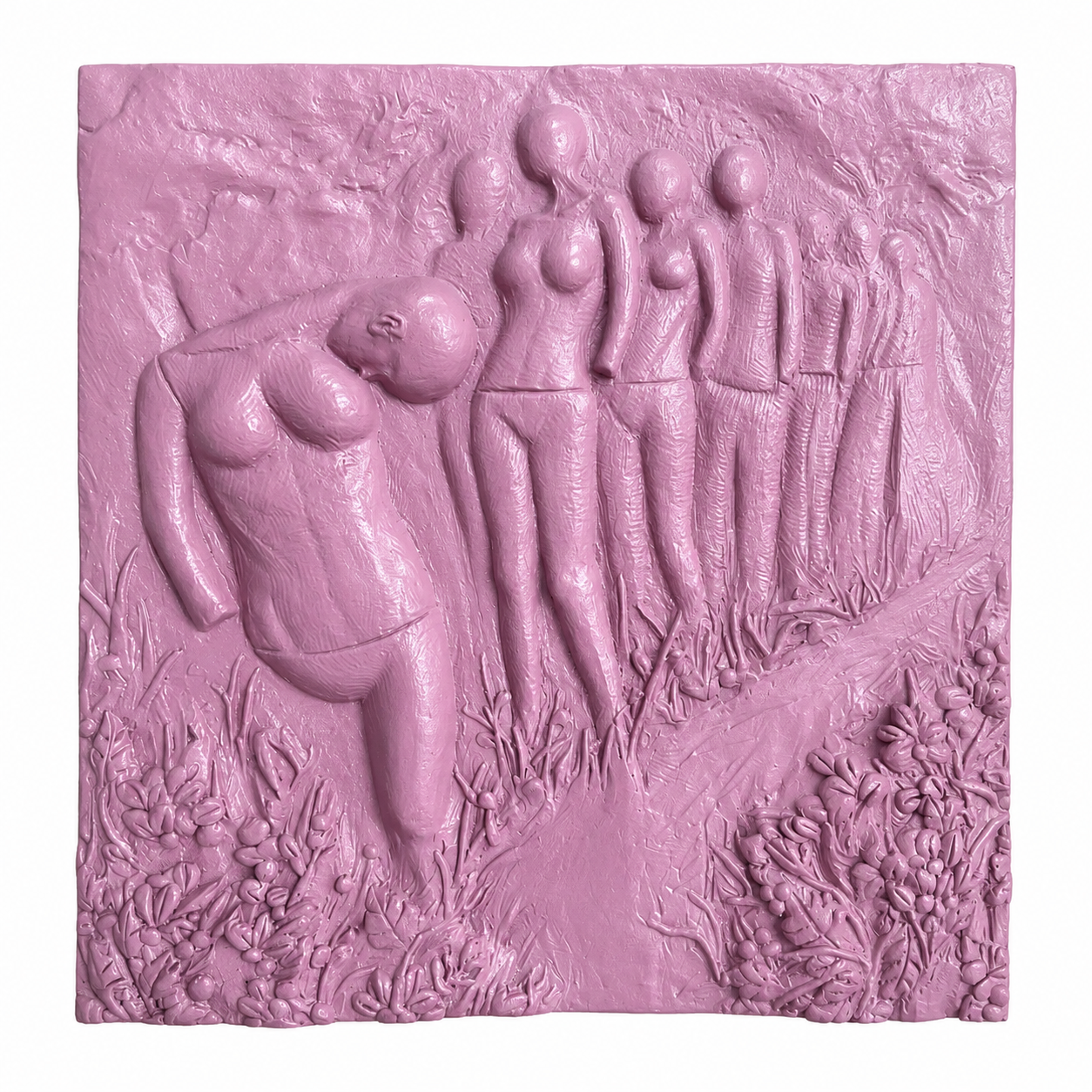 Garden Procession II (pink)