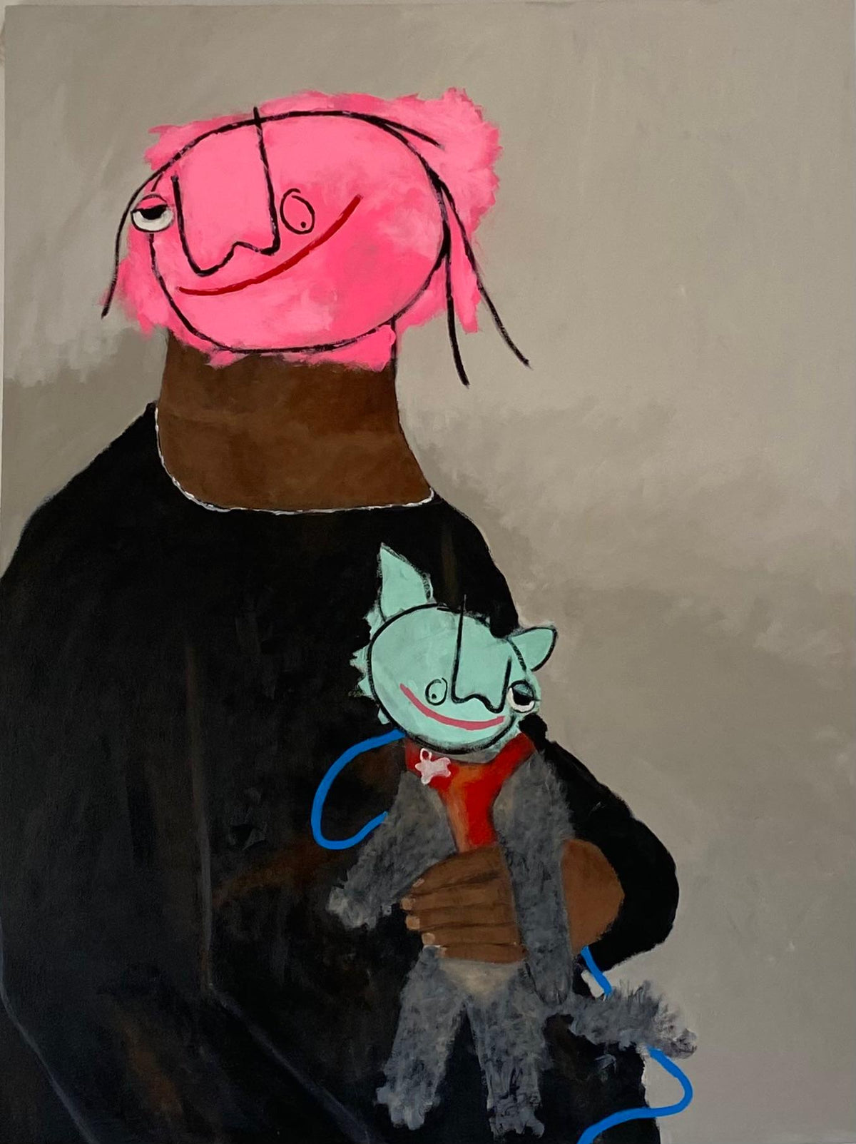 Untitled (Girl with pet dog)