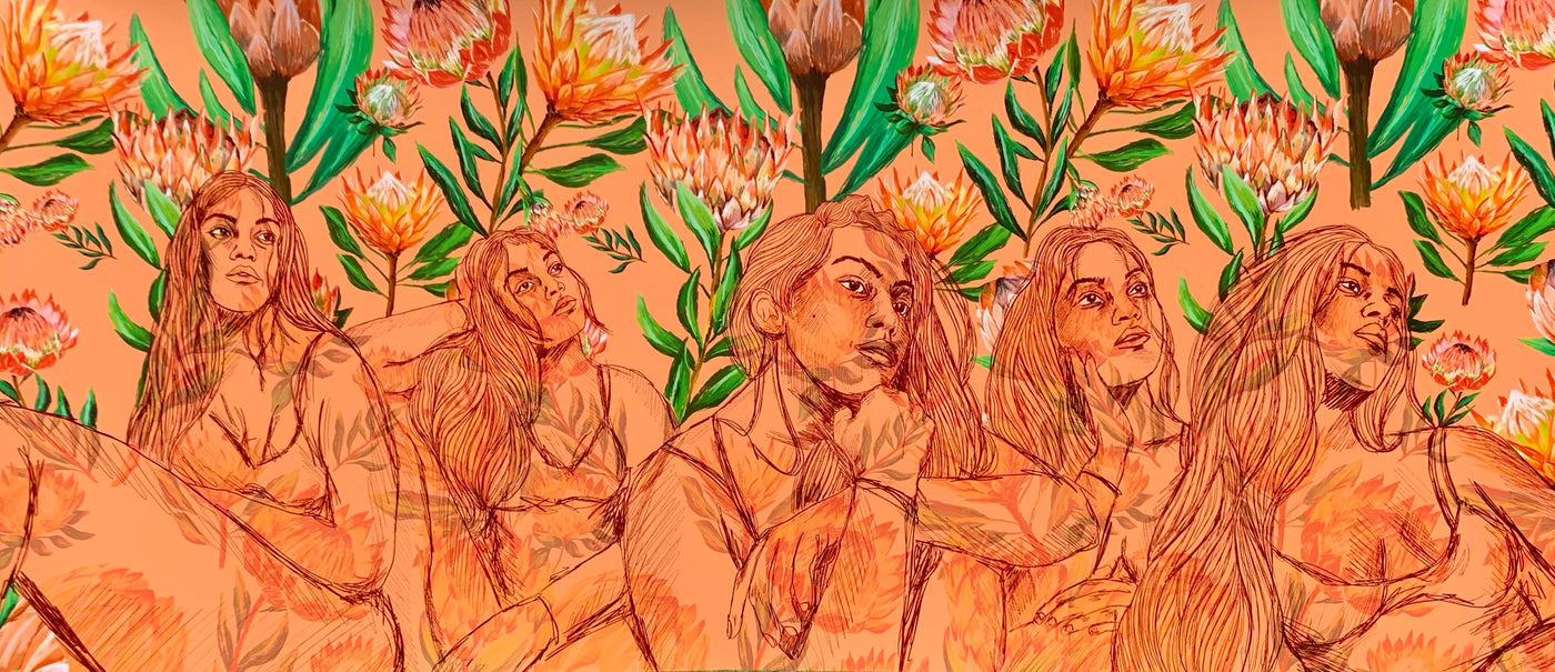 When it blooms beneath our skin, we bleed it out