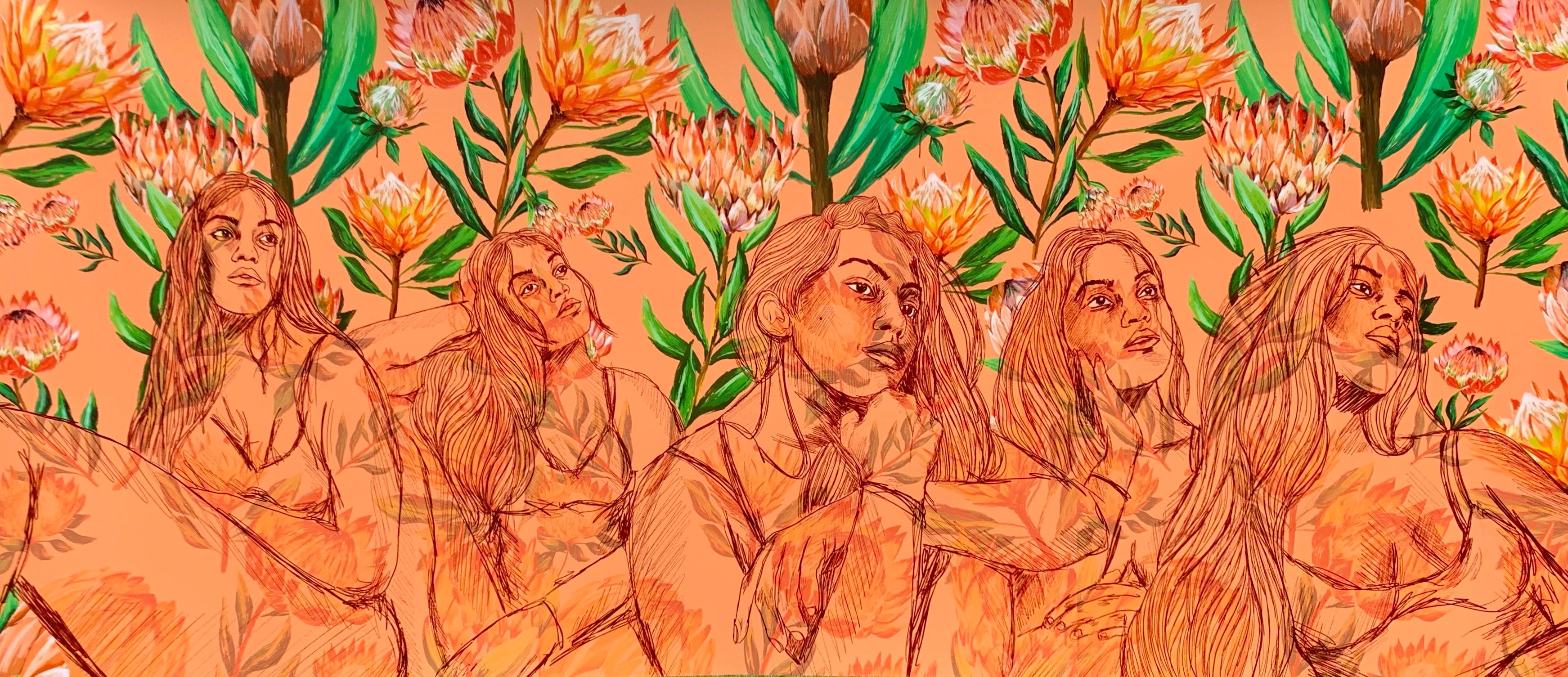 When it blooms beneath our skin, we bleed it out