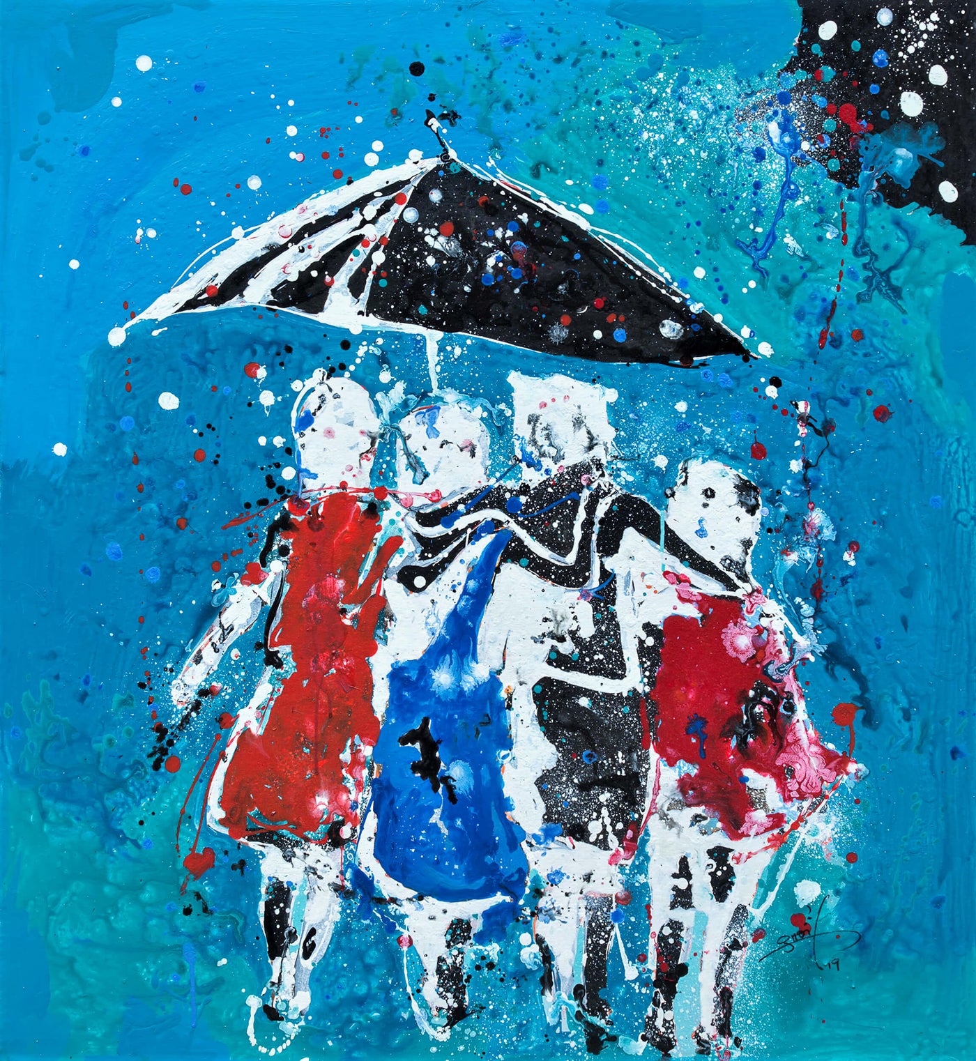 Un parapluie pour 4