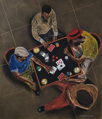 At the gambling table they are no fathers and sons
