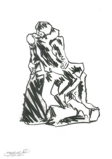 Love relinquishing its weapons