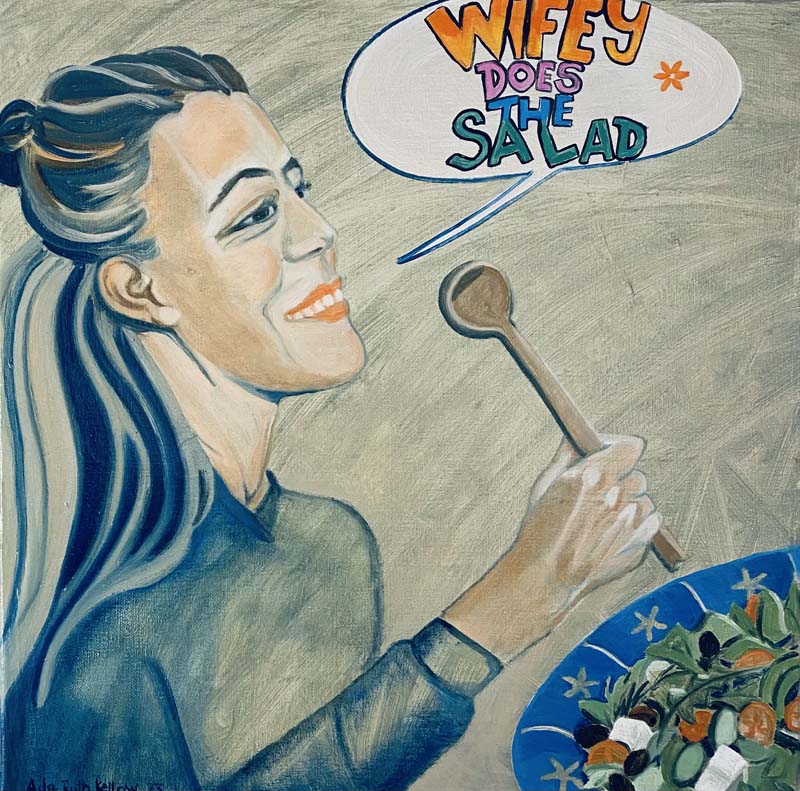 Wifey does the Salad