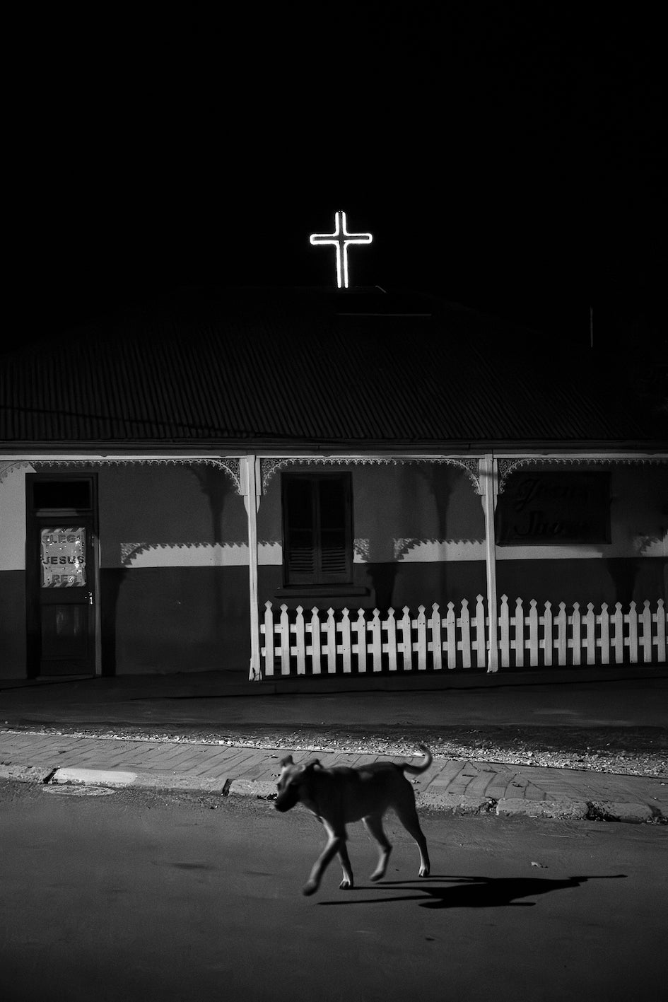 Cross and dog. Genadendal