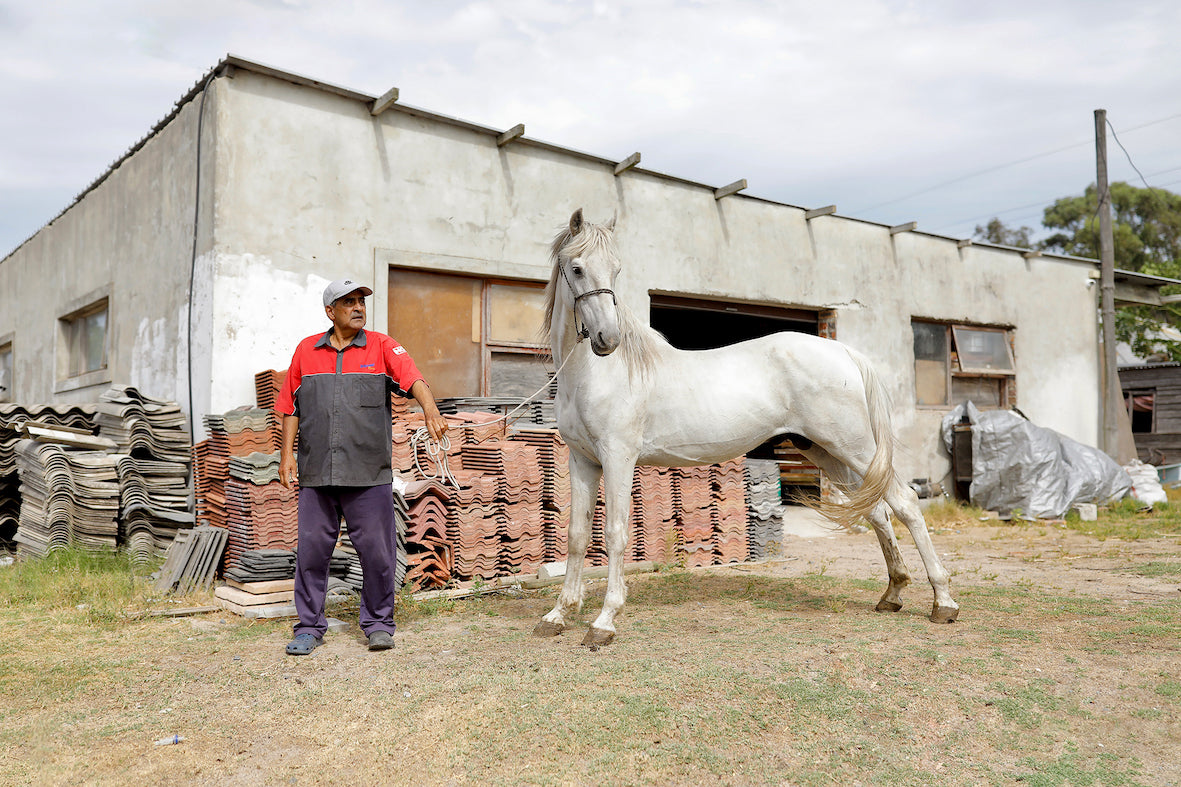 Ismail Darries with Pablo. Sandvlei