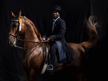 Kosie Makwena on Follow Your Dreams. South African Hackney Championships, Beaufort West