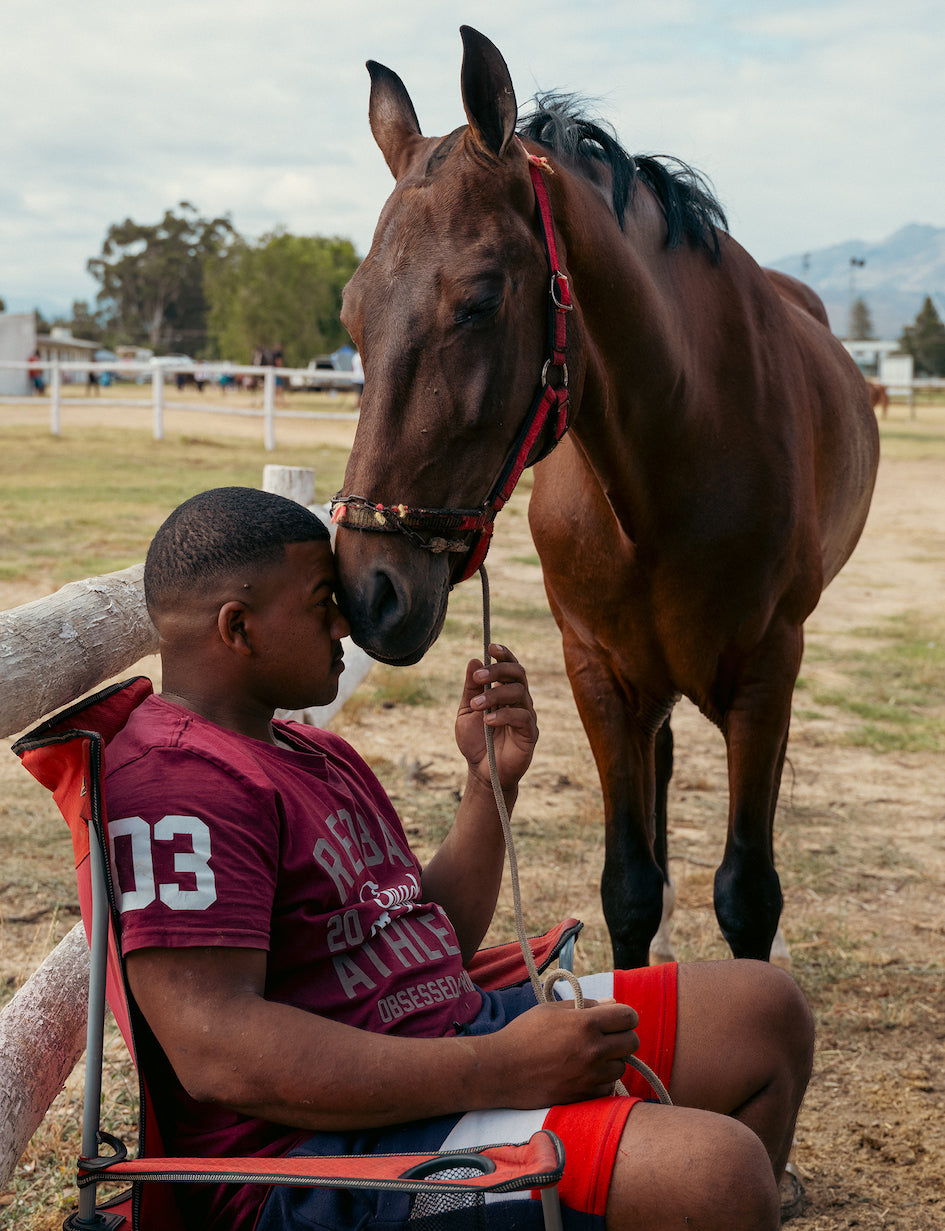 Rafeeq Anthony with Milano Showmaster. Tulbagh Show, Tulbagh