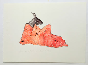 Beast as a Bull in a Red Kimono