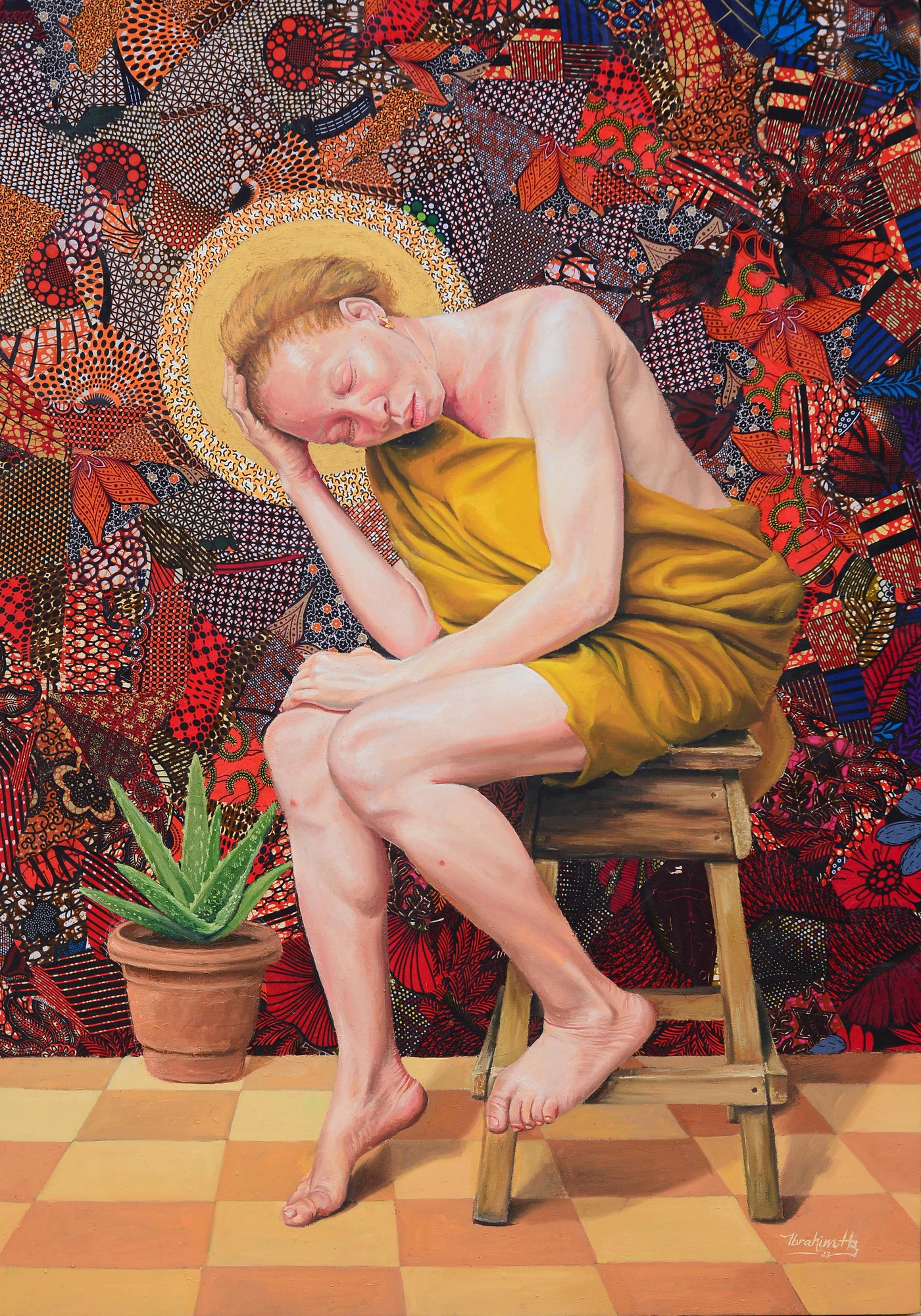 Madonna in thought