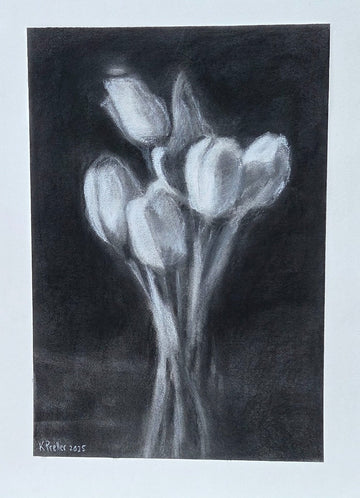 Still life with tulips