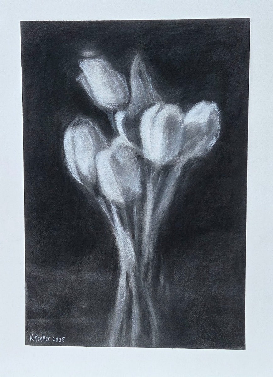 Still life with tulips