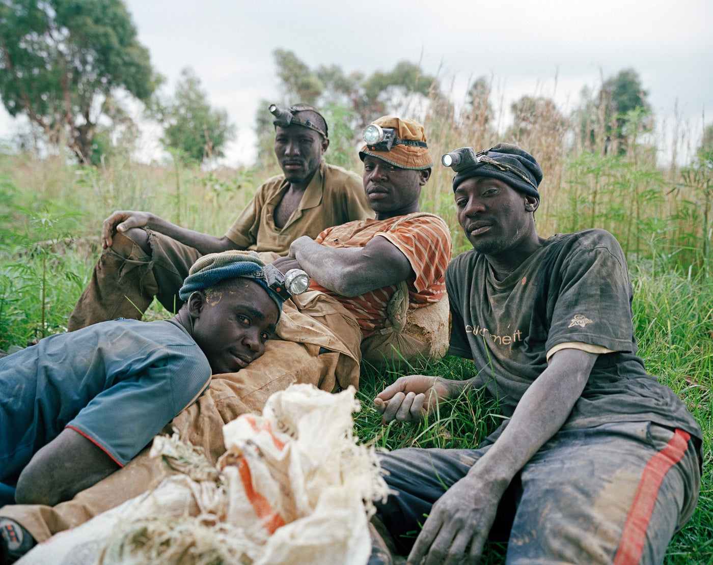 Linda, Daniel, Dumisani and Calvin-69.4 x 57 cm