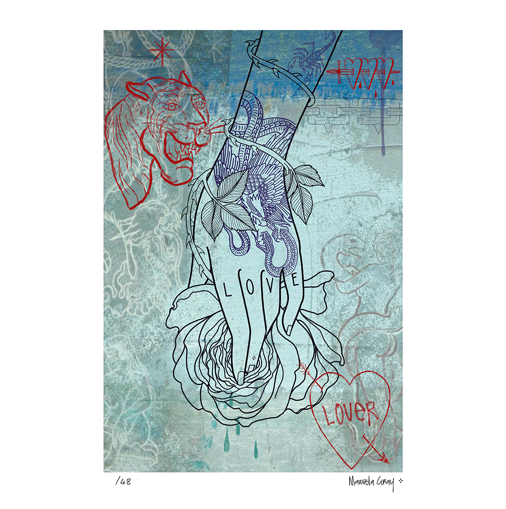 Manuela Gray Print