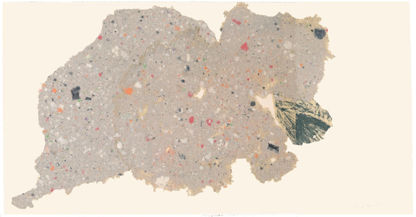 Untitled (paper pulp collage III)
