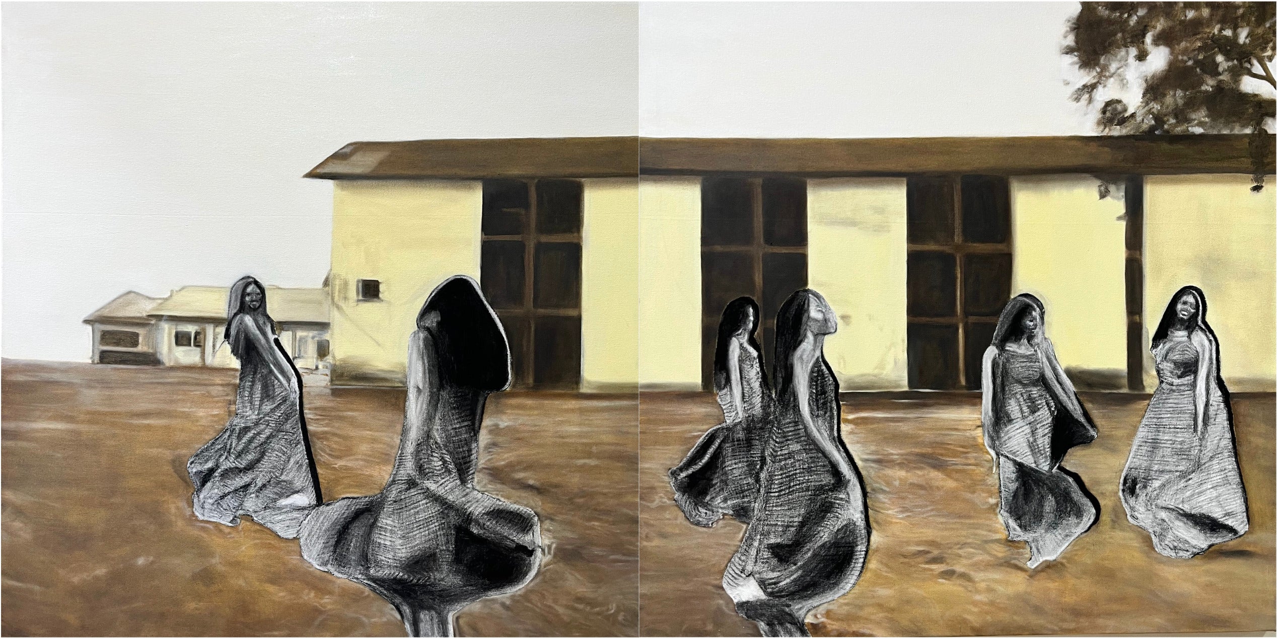 Something That We Embraced (diptych)