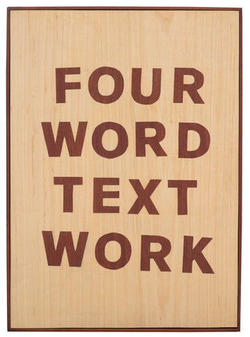JOSEPH KOSUTH DID IT FIRST