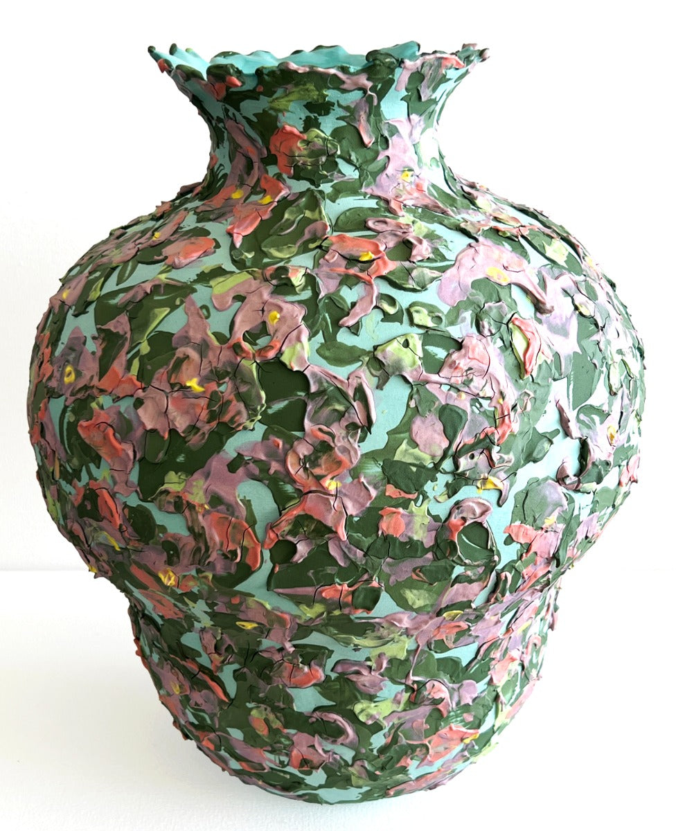 Floral Vase (Sky Blue) XL 2