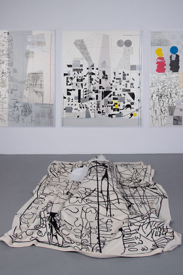 Artist-Designed Blanket - 'Sketch 22' x Maja Maljević