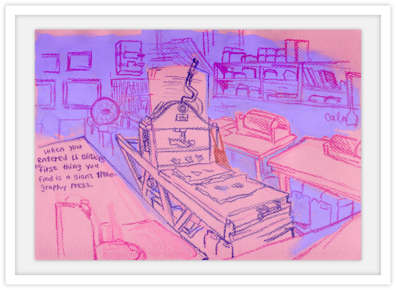 Lithography press