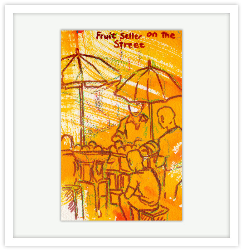 Street fruit seller