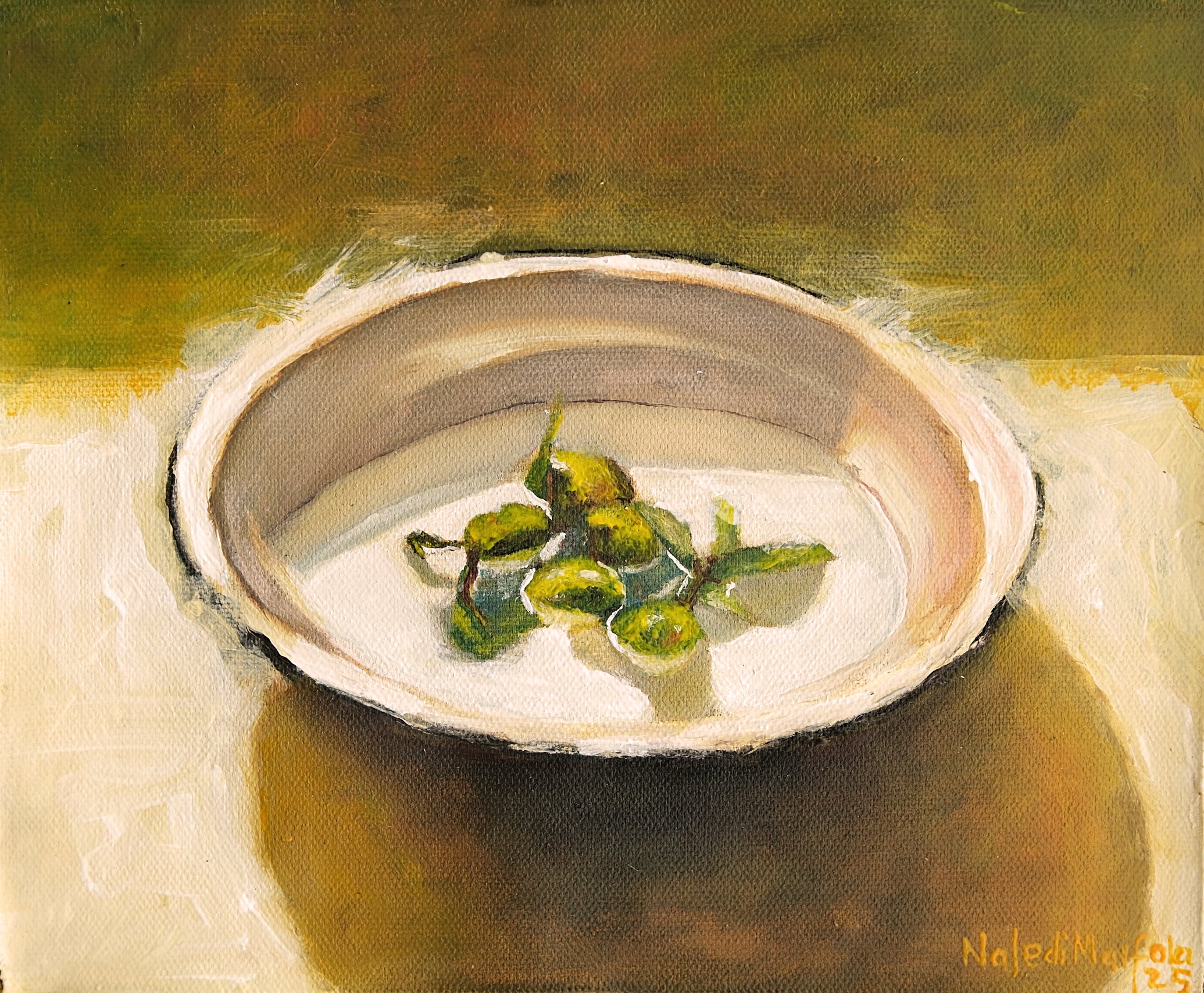 Sunrise light, Lemons in water
