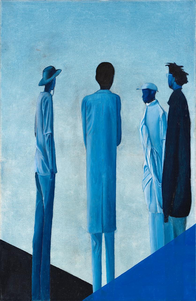 Broers in blue