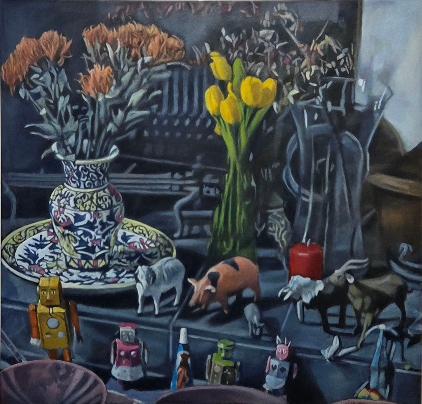 Stilll life with Tulips