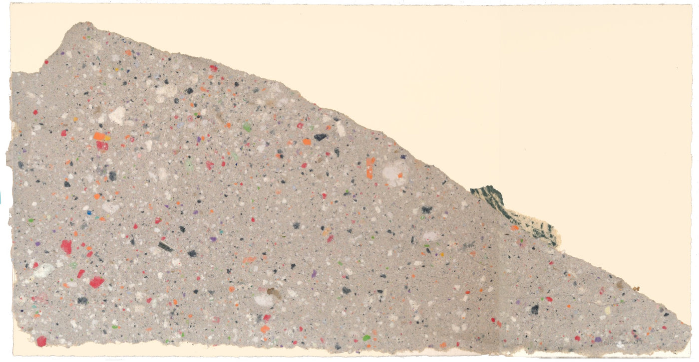 Untitled (paper pulp collage I)