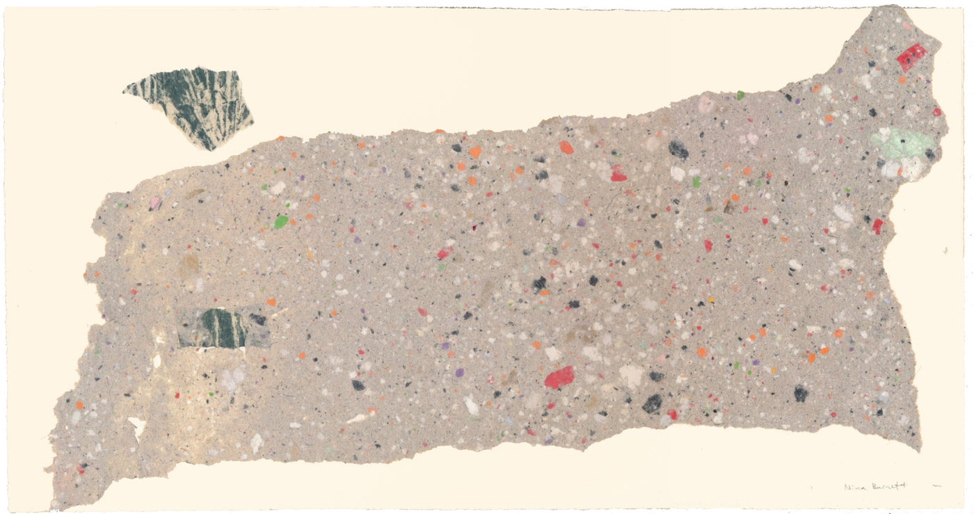 Untitled (paper pulp collage II)