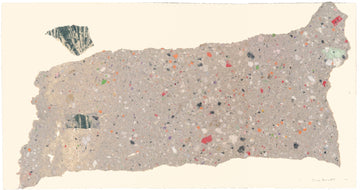Untitled (paper pulp collage II)