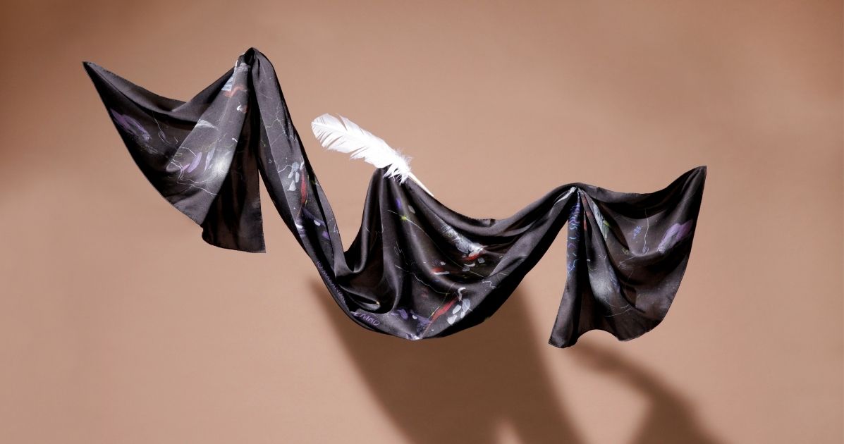 Made it to the life raft | Limited-edition silk scarves & accompanying NFT by South African artists