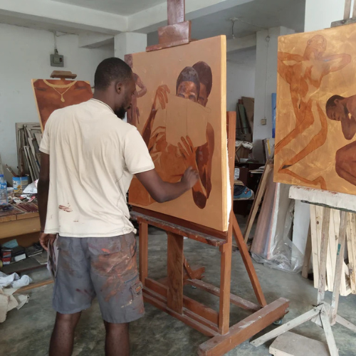 Artist Daniel Oruwhone