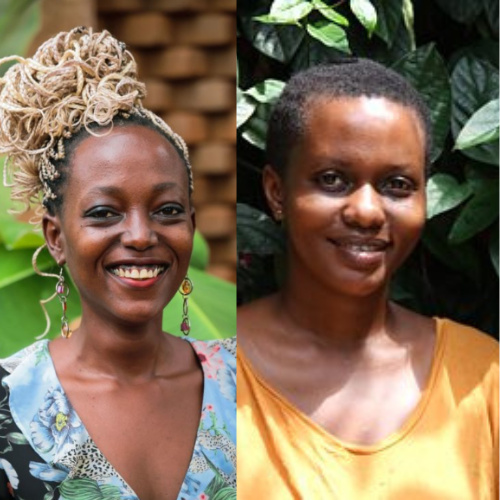 Artist Liz Kobusinge & Darlyne Komukama 
