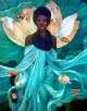 Moses Zibor-A woman and her lamp