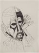 Dumile Feni-Untitled (Portrait of Docrat)