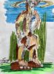 Samurai Farai-African sculpture study 1