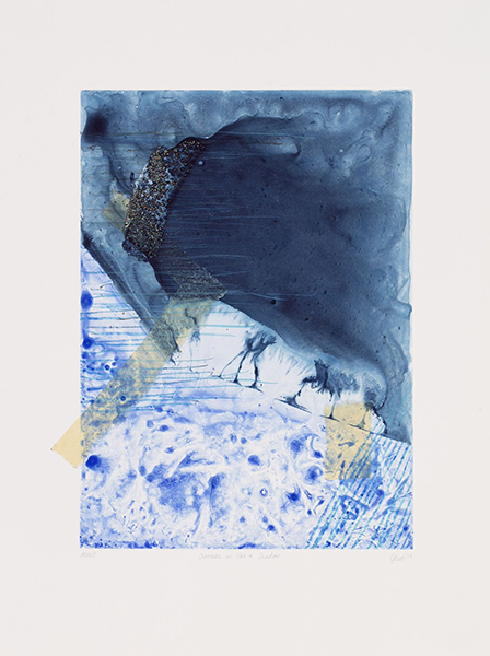 Print titled 'Overtake us like a Shadow' by artist Chelsea Selvan