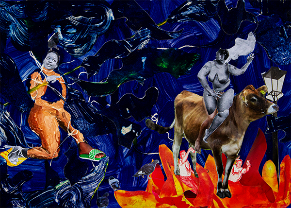 Print titled 'Selah I' by artist Kea Seema