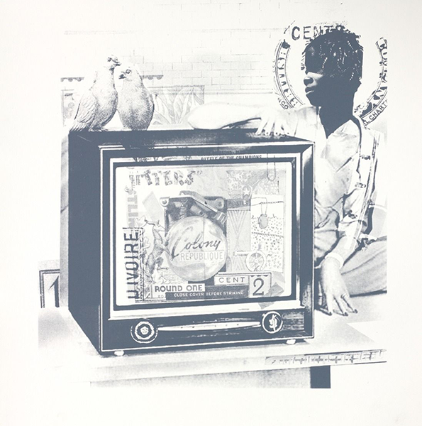 Print titled 'Colony Republic' by artist Nathaniel Sheppard III